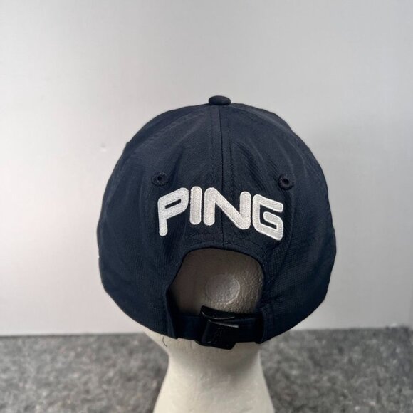 Ping G25 i25 Golf Hat Navy almost Black White logo Adjustable Cap One Size - Picture 4 of 15